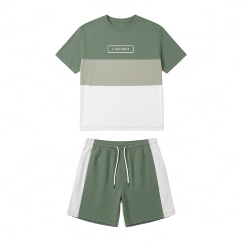 Chándal de verano informal traje cómodo para paseos y deporte diario 3