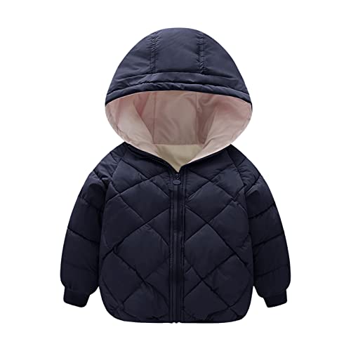 Doudoune pour fille et garçon doudoune imperméable avec fermeture éclair manche longue