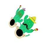 CLSSLVVBN Gafas de sol con temática mexicana para fiestas, regalos, gafas de sol divertidas y únicas, accesorios playa para el verano, que hacen que las fiestas sean aún más divertidas, accesorios