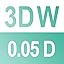 0.05D-3D W Black 0.05D-3D W Black