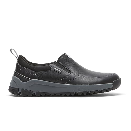 Dunham Men's Glastonbury Slip On Sneaker, Black Leather/Suede, 9.5 Xx-Wide #TOP3