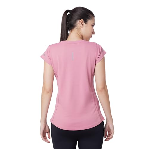 Image of berge' Ladies Polyester Dry Fit Western Shirts & Tshirts for Women, Quick Drying & Breathable Fabric, Gym Wear Tees & Workout Tops|Half Sleeve T-Shirt|Running Tshirts for Women