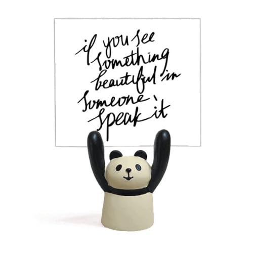 Porte-mémo panda pour ne plus oublier vos notes importantes
