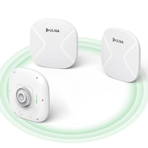3 Pack Wireless Bridge Gigabit WiFi Bridge Outdoor, ULNA CPE802T Dual Band Point to Point/Multipoint Wireless Bridge, 5KM Long Range Extend Internet to Shop Barn Farm