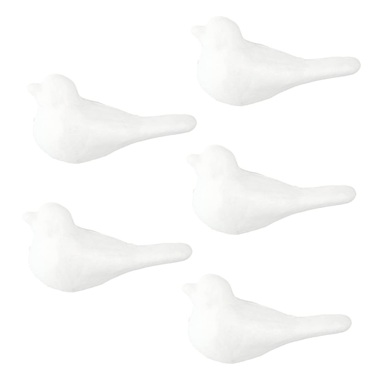Oiseaux mousse blanche pour réussir vos décors de fêtes facilement