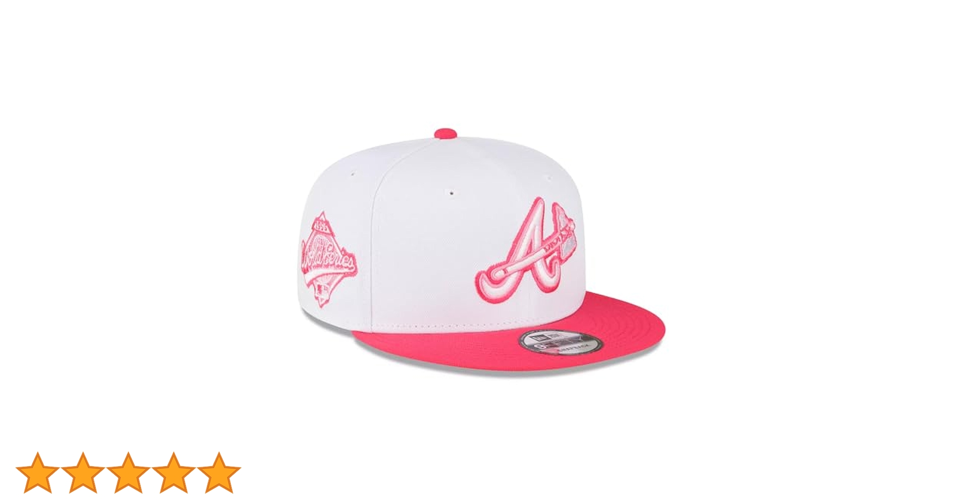 【S/E/O】US CAP PINK New Era Atlanta Braves 9FIFTY Cooperstown 1995 World Series