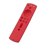  Newest!!!Case Kompatibel mit Amazon Fire TV Stick 4K, Nourich TV Stick Remote Silikon Hülle Schutzhülle Haut,Silikonhülle Anti Slip Fernbedienung Leichte rutschfeste Cover Schutz 5.6Inch (Rot)