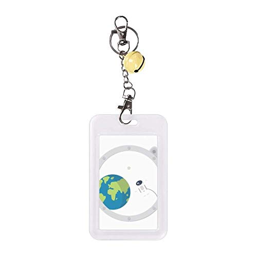 Badge protection carte crédit Universe Alien avec clochette jaune