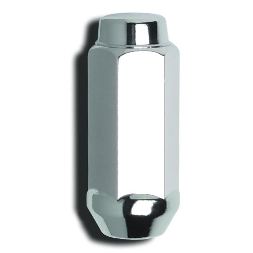 Lug Nut Duplex Acorn Heat Treat 5/8x18 Thread 60 Degree Conical 2 Inch Length 7/8 Inch Hex Chrome Steel