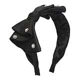 Gorro Marca Niño Gorro Pescador Niña Tye Die Diademas Mujeres y niñas, Diademas con Vintage, de con Superior Ancho para Boda Gorro Hombre Invierno Visera Gorro Rojo Barato (Black, One Size)