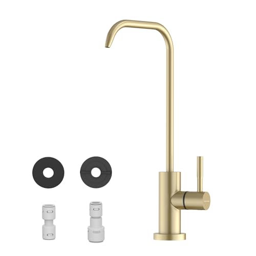 WEWE Lead-Free Kitchen Water Filter Faucet - Gold