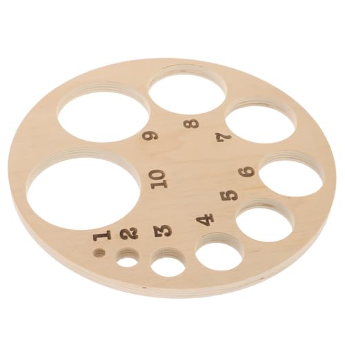 Roue de dilatation cervicale HEMOTON en bois beige pour éducation accouchement