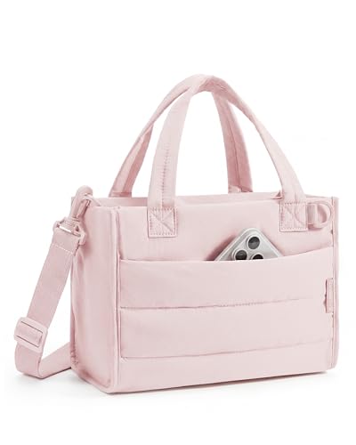Image of BAGSMART Small Tote Bag for Women, Work Tote Bag with Zipper Closure