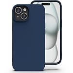 Zuvirelx – Zuvirelx Silikon Handyhülle für iPhone 15 Hülle, Weiches Gri