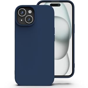 Zuvirelx – Zuvirelx Silikon Handyhülle für iPhone 15 Hülle, Weiches Gri