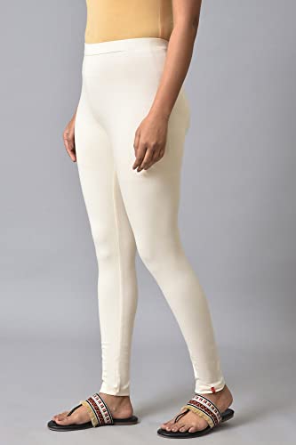 Image of W for Woman Women's Regular Fit High Rise Coral Cotton Jersey Tights