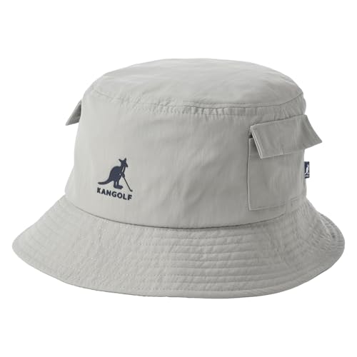 [KANGOL(カンゴール)] バケットハット 帽子 メンズ レディース KANGOLF LAHINCH（カンゴルフ ラヒンチ） グレー S/Mサイズ kglf005-grey-SM