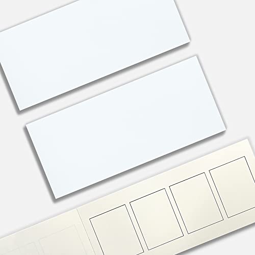 Mini Pocket Blank Comic Book Draw Your Own Comics Storyboard 7.2"X3.2" 40 Pages (2 Packs) Four-Grid Story Board Frames Movie Comic Books Manga Professional Comics Comic Book Paper 2 White #TOP1