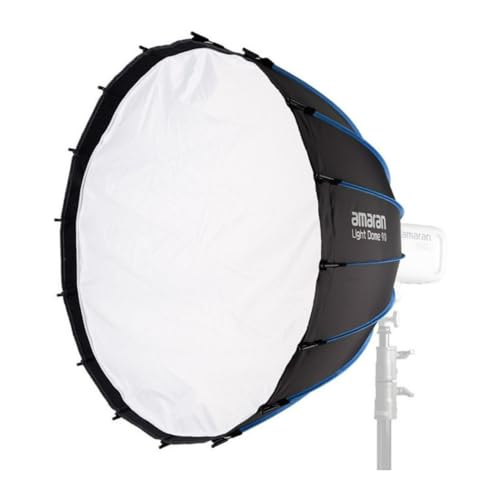 Amaran Light Dome 90 3フィート (90cm) 大型円形ボーエンズマウントソフトボックス クイックリリースデザイン付き 16面自然光修飾子 グループショット インタビュー スタジオセットアップ用 アマランライト対応（Amazon）