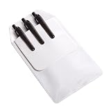 YTYKINOY 5 Pieces Heavy Duty PVC Shirts Lab Coats Pocket Protector for Pen Leaks (White)