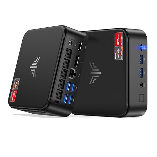 KAMRUI Mini PC, AMD Ryzen 7 7730U Mini Gaming Computers(8C/16T, Max 4.5GHz), 32GB RAM 1TB SSD Micro Desktop Computer, Triple Display, WiFi 6, BT5.2, 1Gbps LAN, Small PC Office Home Ryzen 7 7