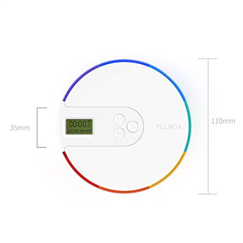 DOITOOL 1PC Estojo de comprimidos portátil digital digital inteligente eletrônico para crianças mais