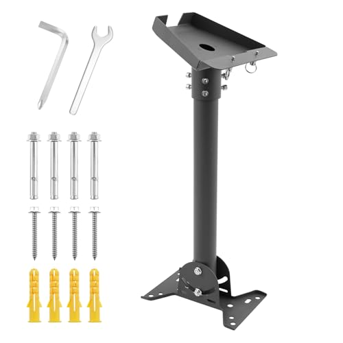 Gen 3 Starlink Mount, Adjustable Angle Gen 3 Pipe Adapter Mount, Stainless SteelRoof WallCompatible with Gen3 V3 Starlink Standard Dish Plate