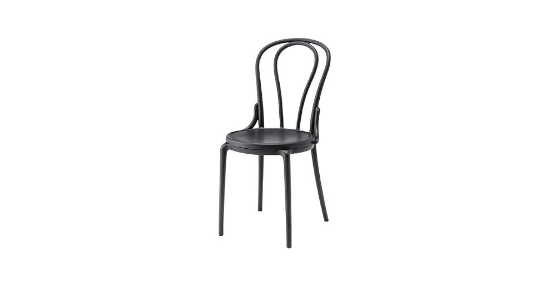 カリメル④ THONET 黒 樹脂&ウッド製椅子　一脚 Amazon｜THONET CHAIR（トーネットチェア）PP製 【ダイニング