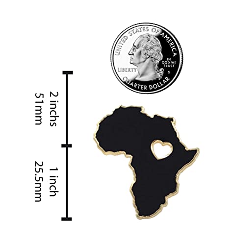 Real Sic Africa Pin - Wakanda Forever, Blm, Black Panther Enamel Pin - Black Lives Matter Pride Lapel Pin For Jackets, Backpacks, Bags, Hats & Tops In Pan-African Colors #TOP7
