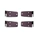 Rugged Ridge 11202.02 Black Door Hinge Kit