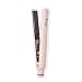L'ange Hair Aplatir Blush Tourmaline Ceramic Flat Iron, Dual Voltage Temperature Control Infused Ion Hair Straightener for Hair, 1" Ionic Infusion Floating Plates with Curved Edges - MSRP $109
