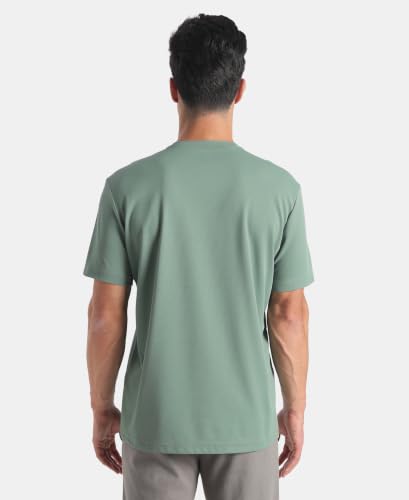 Image of Jockey AM74 Men Microfiber Fabric Round Neck Half Sleeve T-Shirt with StayFresh Treatment
