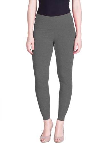 Stylesindia Leggings Breathable Women Wear Versatile Tights for Women Elastic Waistband Comfort Lady Leggings (Cotton, Metal Grey)