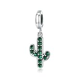 cactus colgantes fotos Material: 100% plata de ley 925 auténtica, con sello de estilo antiguo, delicadamente hecho a mano