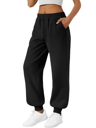 Trendy Queen Womens Sweatpants Baggy Athletic Joggers with Pockets Lounge Pants