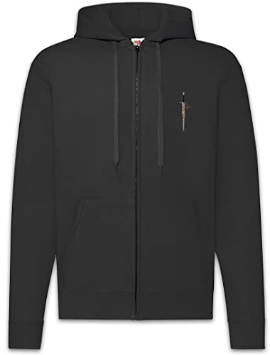 Sweat à capuche pour homme Urban Backwoods contre le froid avec fermeture éclair