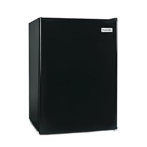 Igloo 2.6 Cu.Ft. Compact Refrigerator with Freezer, 2 Shelfs, Perfect for Homes, Offices, Dorms, Black