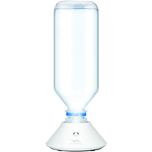 Portable Cool Mist Personal Humidifiers USB Powered Whisper Quiet Ultrasonic Water Bottle Humidifier Travel Air Humidifier Mini Vaporizer for Sinus Allergy Relief in your Office Home Hotel Car (White)