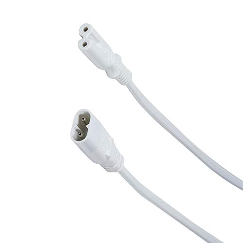 odedo Câble d'alimentation de 2 m Câble d'alimentation européen pour appareils à Froid IEC C8/C7 avec rallonge d'alimentation européenne Blanc
