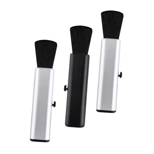 Milisten 3pcs Guitar Cleaning Brush Wool Abs Material Dust Removal Tool for Piano Guzheng Ukulele Easy to Carry