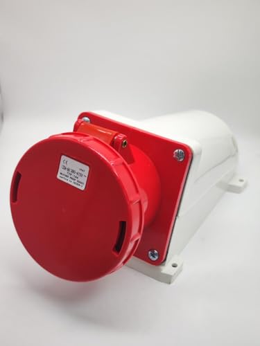 Toma de corriente industrial de panel 380V-415V IP67 para cajas de distribución trifásicas 3