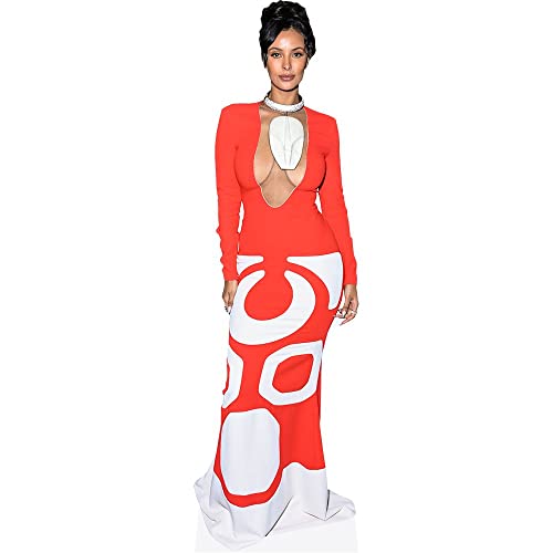 Maya Jama (Long Dress) Pappaufsteller mini