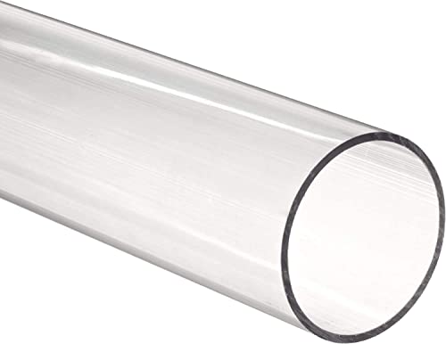 KastLite Clear Acrylic Tube | Custom Length 1-12 Inches | Variety of Uses and Applications (Custom Length 8-12