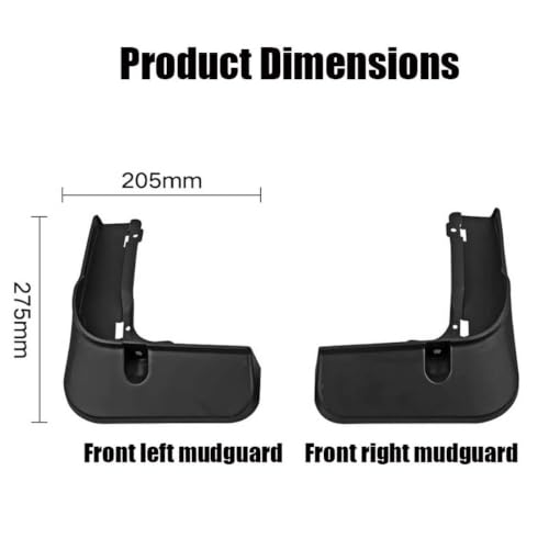 Garde-Boue pour Voiture Lexus RX 2023 Antiprojection et Robuste - 3