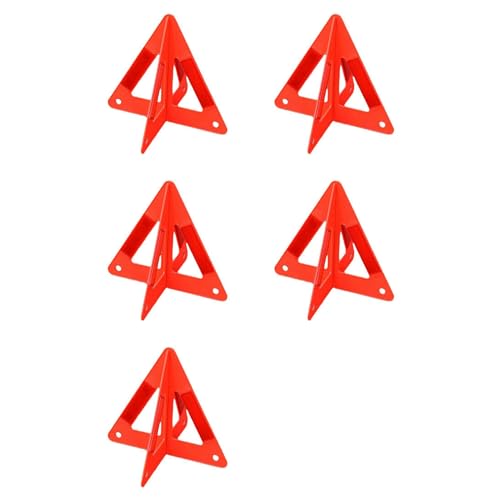 Support d'urgence routière pliable avec triangle réfléchissant de sécurité pour voiture