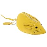 ibasenice Portafoglio a Forma di Topo in Pelle Piccolo Donna Verde Carino e Pratico, Facile da Trasportare Colore Casuale per Contanti e Chiavi