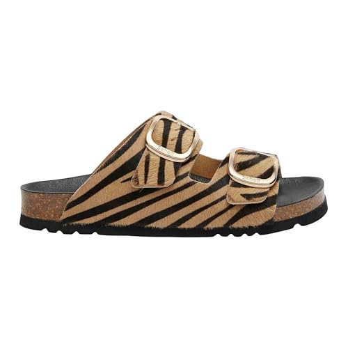 Mules Scholl Femme Noelle, coloris Zebra Beige Black, pointure 40 EU pour un confort quotidien