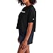 Champion womens Cropped Tee, Script Logo T Shirt, Black-550757, XX-Large US