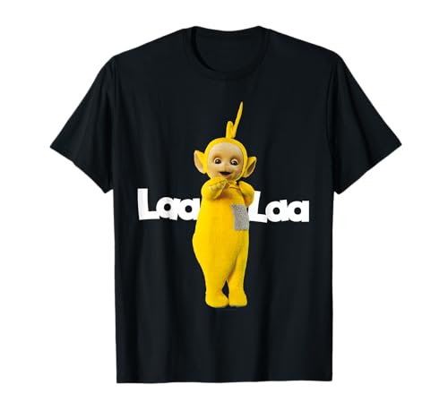 Teletubbies mens Classic Teletubbies Adult T Shirt Laa Laa, Black, Small US