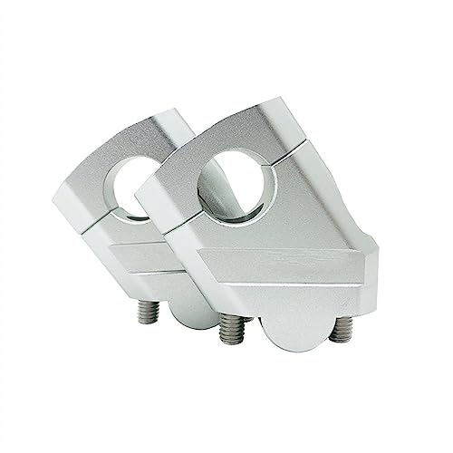 Accessoires guidon riser moto BMW F850GS F900R rehausseur argent pontet 28mm 2019 2020 2021 2022